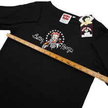 Load image into Gallery viewer, Vintage Y2k NWT Betty Boop Embroidered Motorcycle Rhinestone T Shirt - XS