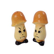 Load image into Gallery viewer, Vintage 60s/70s Angry Mushroom Salt &amp; Pepper Shakers