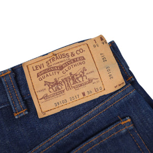 Vintage Levis 517 Boot Cut Orange Tab Flannel Lined Denim Jeans - 36"x30"