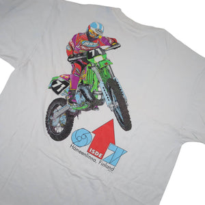 Vintage 1996 Enduro Motorcycle Racing Graphic T Shirt - XL