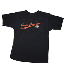 Load image into Gallery viewer, Vintage Harley Davidson Script Spellout Graphic T Shirt - L