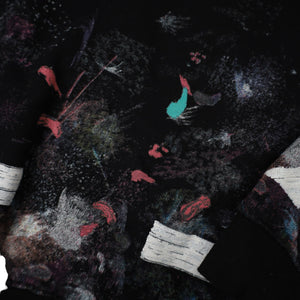 Off White Galaxy Crewneck Sweatshirt - XS