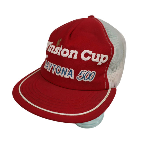 Vintage 1990 Winston Cup Dayton 500 Mesh Trucker Hat - OS