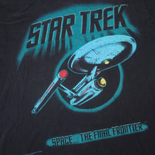 Load image into Gallery viewer, Vintage Star Trek &quot;Space.. the Final Frontier&quot; Front/Back Graphic T Shirt - XL