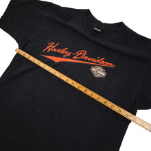 Load image into Gallery viewer, Vintage Harley Davidson Script Spellout Graphic T Shirt - L