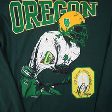 Load image into Gallery viewer, Vintage Oregon Ducks 100yr Anniversary Graphic Long Sleeve T Shirt - L