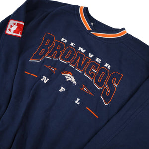 Vintage Lee Sports Colorado Broncos Embroidered Sweatshirt - M