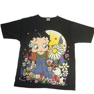 Vintage 1996 Betty Boop Garden Graphic T Shirt - XL