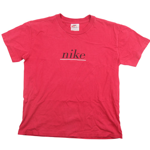Vintage 90s Nike Spellout Graphic T Shirt - WMNS M