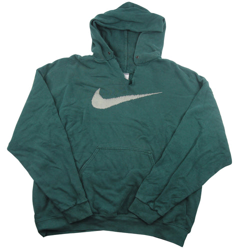 Vintage Nike Scribble Swoosh Hoodie - L