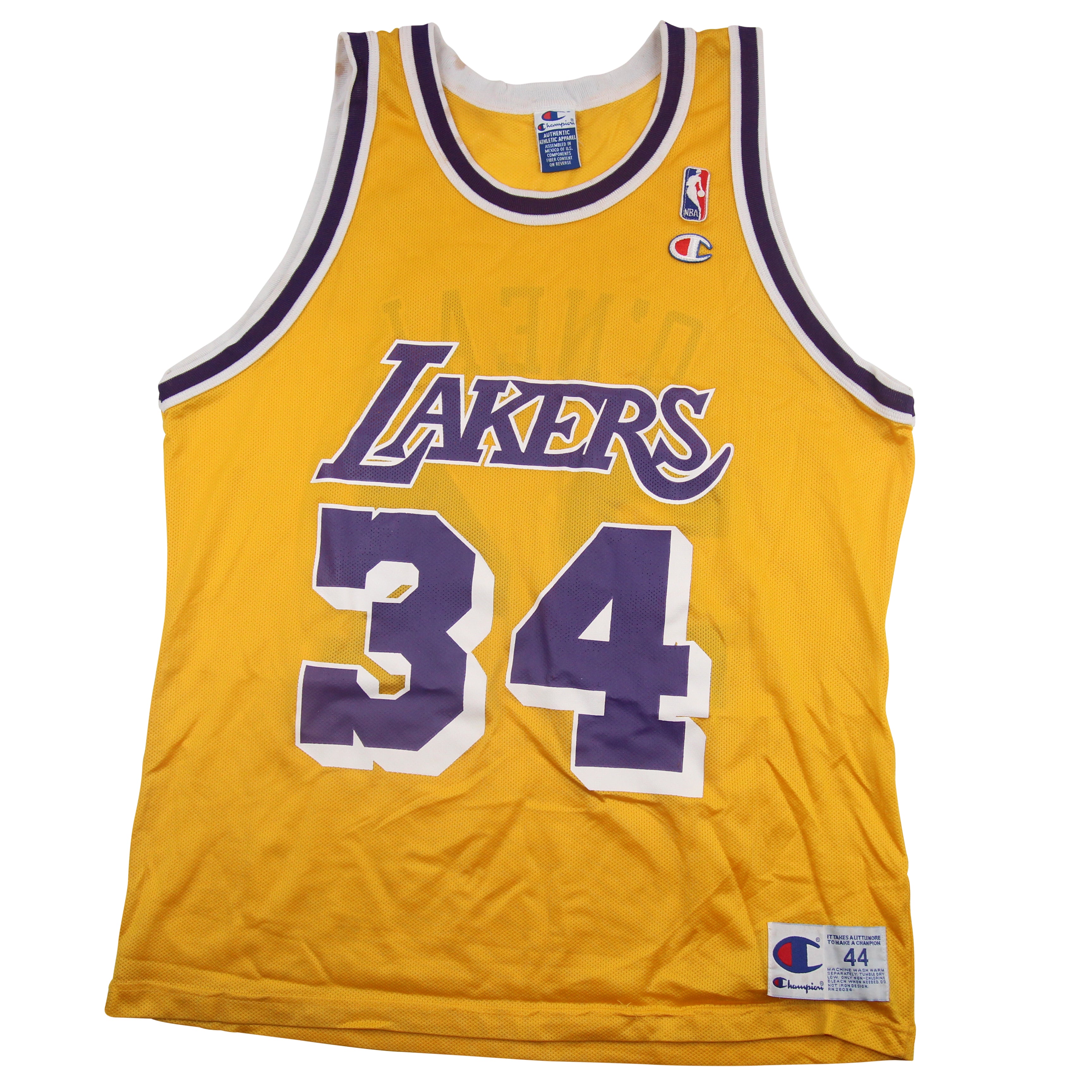 Kobe Bryant Champion Los Angeles Lakers Jersey Size 44 L