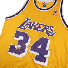 Load image into Gallery viewer, Vintage Champion La Lakers #34 Shaquille O&#39;neal Jersey - L