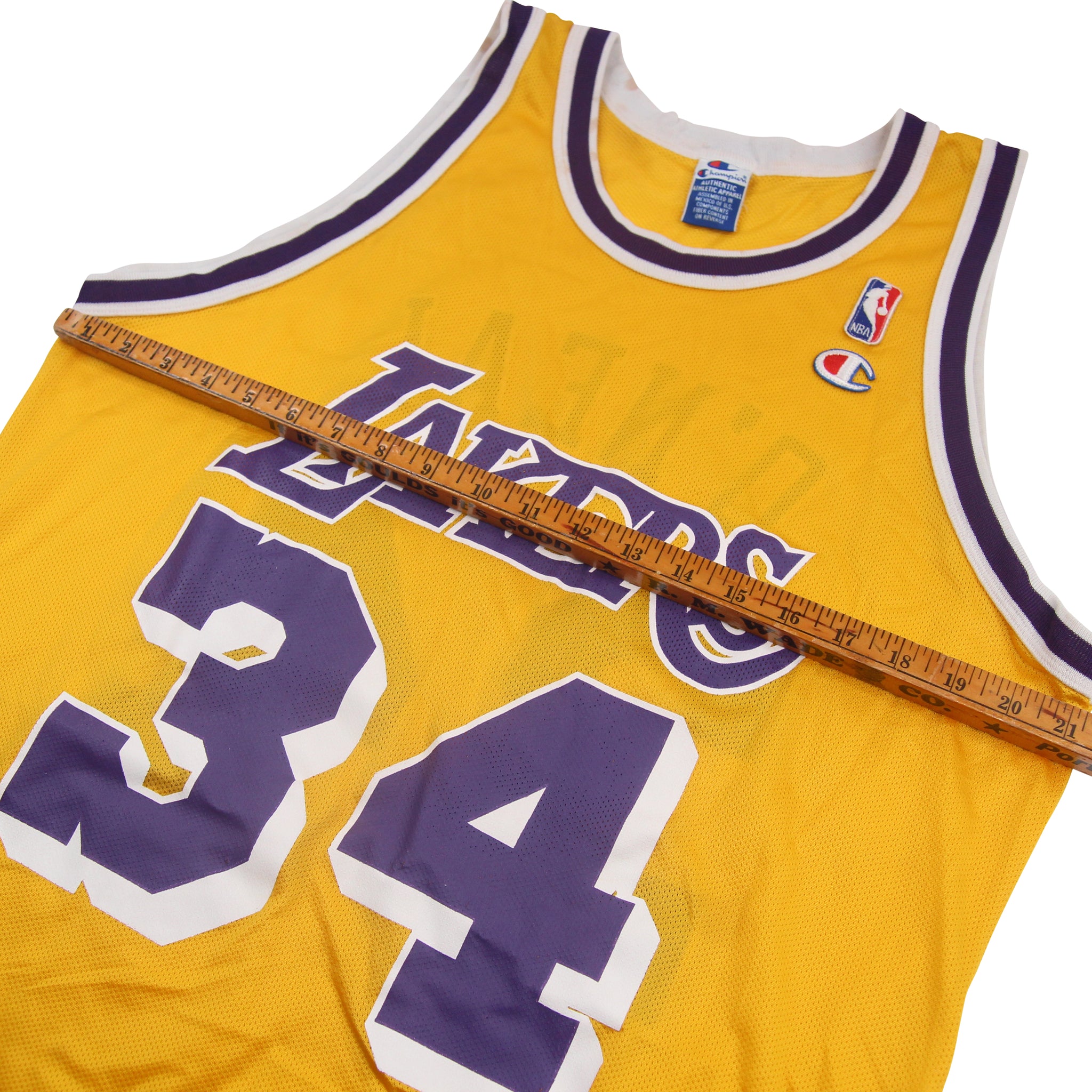 Vintage Champion La Lakers #34 Shaquille O'neal Jersey - L – Jak