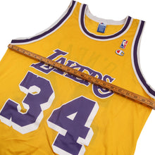 Load image into Gallery viewer, Vintage Champion La Lakers #34 Shaquille O&#39;neal Jersey - L