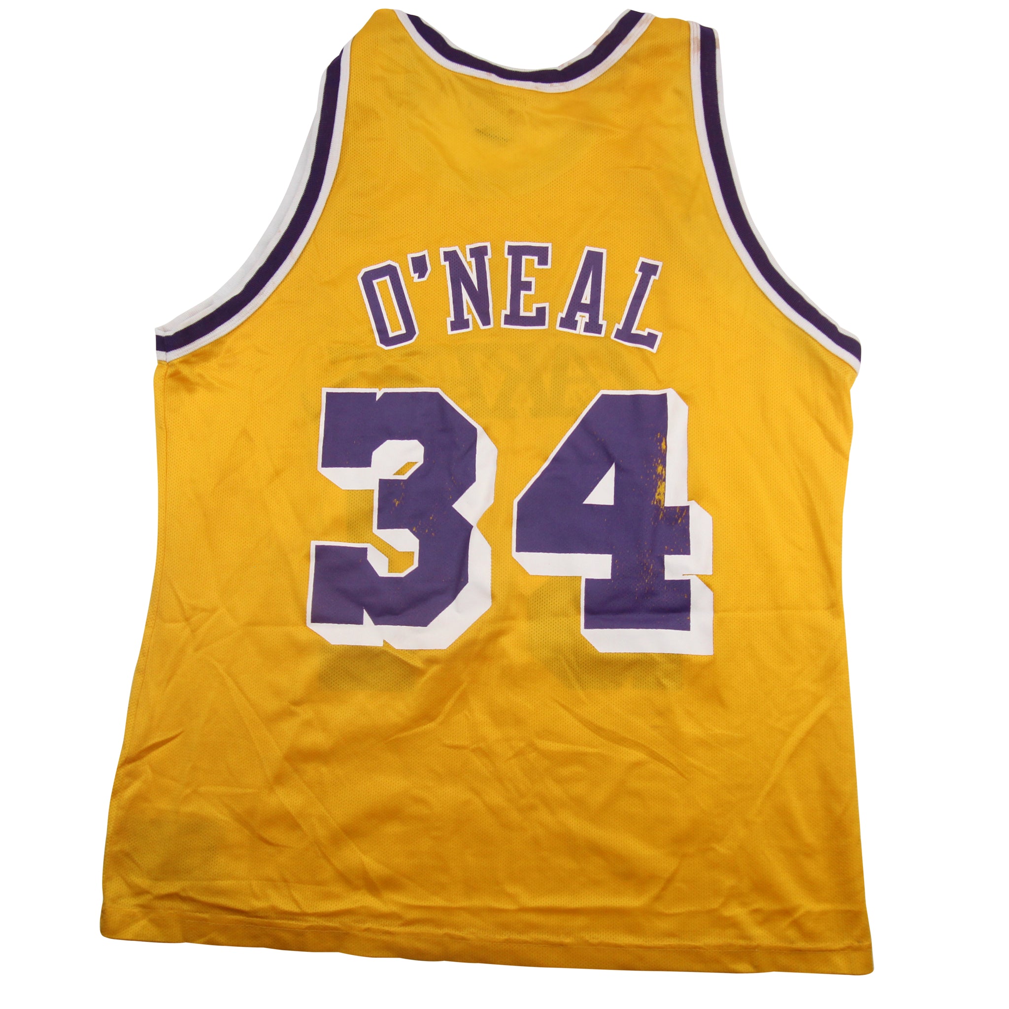 Vintage Champion La Lakers #34 Shaquille O'neal Jersey - L – Jak