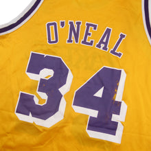 Load image into Gallery viewer, Vintage Champion La Lakers #34 Shaquille O&#39;neal Jersey - L