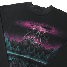 Load image into Gallery viewer, Vintage 1991 Habitat Lighting Lake Graphic Sweatshirt - XL