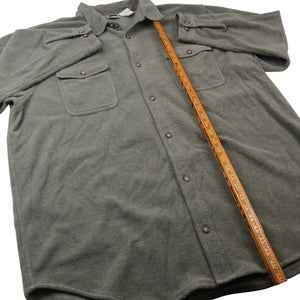 Vintage The North Face Fleece Button Down Shirt - XXL
