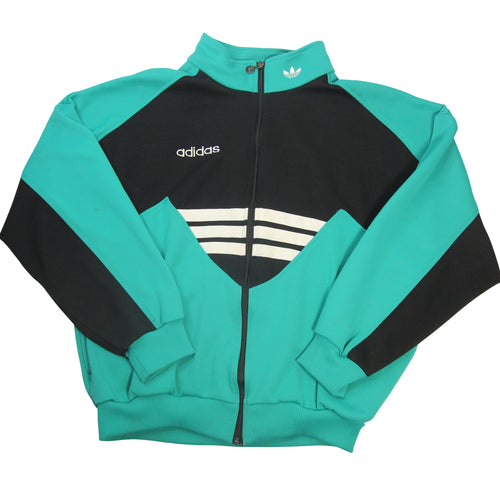 Vintage Adidas Neck Trefoil Track Jacket - M