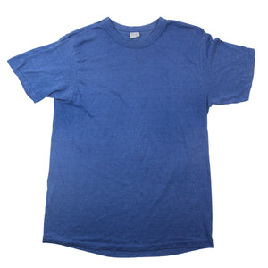 Vintage Champion 50/50 Poly Cotton Blend Blank T Shirt - XL