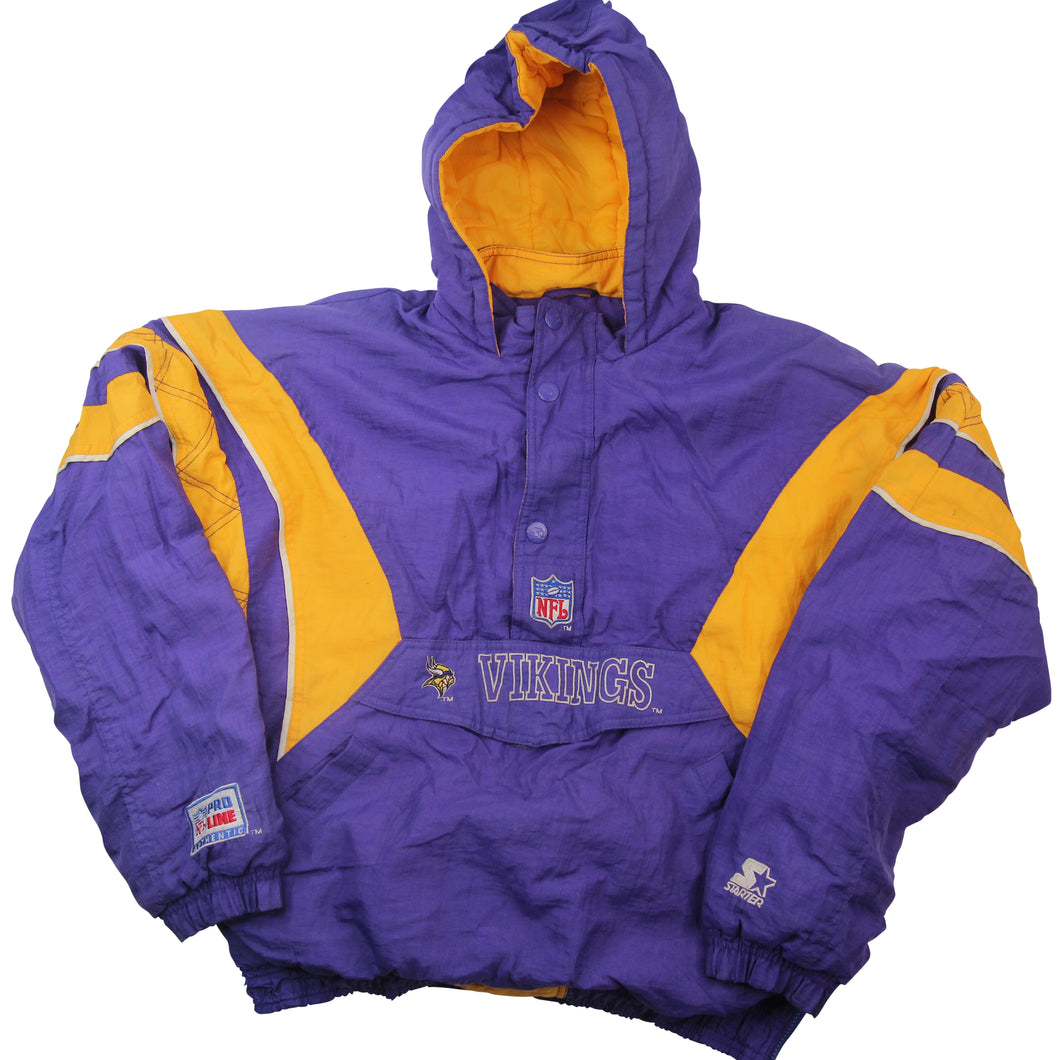 1980s Minnesota Vikings Starter Jacket XXL Vintage Authentic NFL Proline  Coat