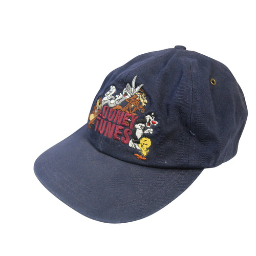 Vintage Looney Tunes Embroidered Spellout Hat - OS