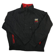 Load image into Gallery viewer, Vintage Cat Racing Embroidered Spellout Windbreaker Jacket - L