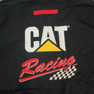 Vintage Cat Racing Embroidered Spellout Windbreaker Jacket - L