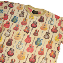 Load image into Gallery viewer, Vintage GI Allover Guitar Graphic T Shirt - L