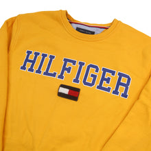 Load image into Gallery viewer, Tommy Hilfiger Spellout Flag Patch Sweatshirt - XL