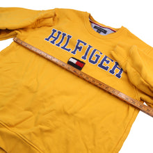 Load image into Gallery viewer, Tommy Hilfiger Spellout Flag Patch Sweatshirt - XL