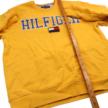 Load image into Gallery viewer, Tommy Hilfiger Spellout Flag Patch Sweatshirt - XL