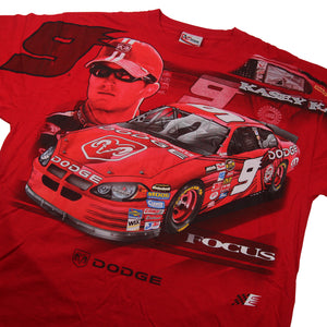 Vintage Chase Authentics Kasey Kahne #9 Dodge Nascar Graphic T Shirt - XXL