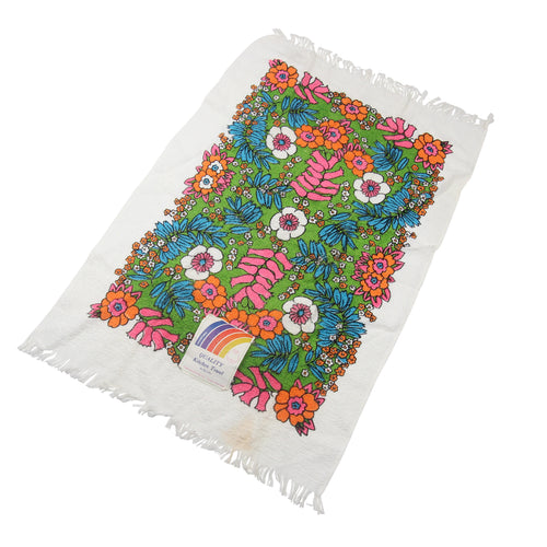 Vintage NWT Snowflake Brand 60s Graphic Tea Kitchen Towel - 25