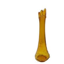 Load image into Gallery viewer, Vintage MCM 12.5&quot; Swung Glass Vase