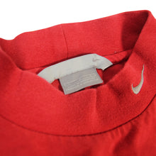 Load image into Gallery viewer, Vintage Nike Mock Neck Mini Swoosh Long Sleeve Shirt - L