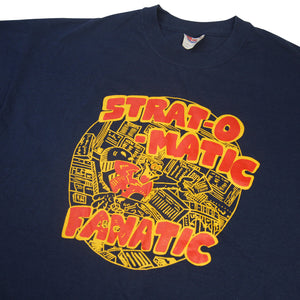 Vintage Strat-O-Matic Fanatic Graphic T Shirt - XL