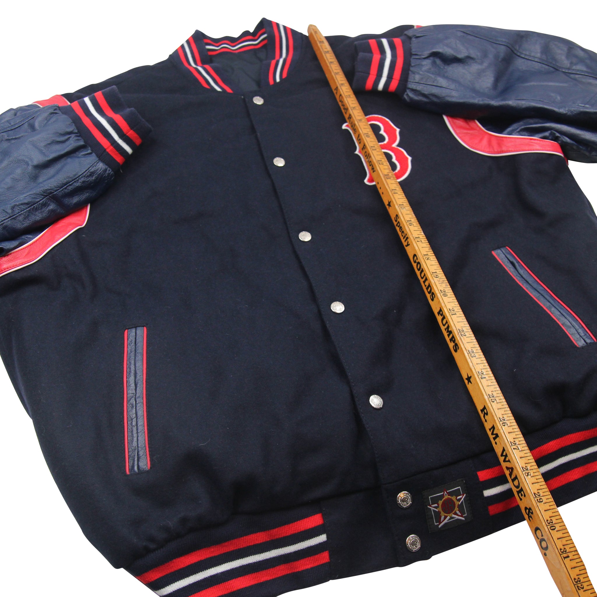 Youth JH Design Navy/Red Boston Red Sox Reversible Hoodie Full-Snap Jacket