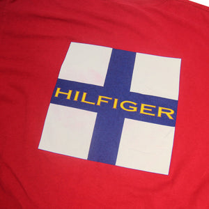 Vintage Tommy Hilfiger Sailing Gear Graphic T Shirt - XL