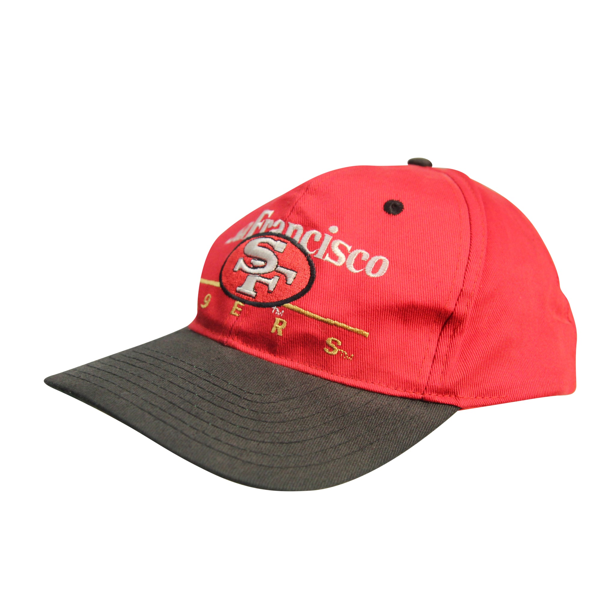 Vintage San Francisco 49ers Spellout Snapback Hat - OS – Jak of all Vintage