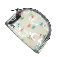 Load image into Gallery viewer, Vintage Polo Ralph Lauren Allover Rainbow Pony PVC Cosmetic Pouch