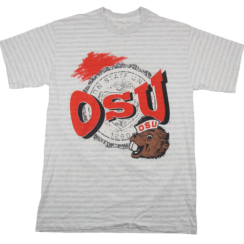 Vintage OSU Oregon State University Beavers Graphic T Shirt - L