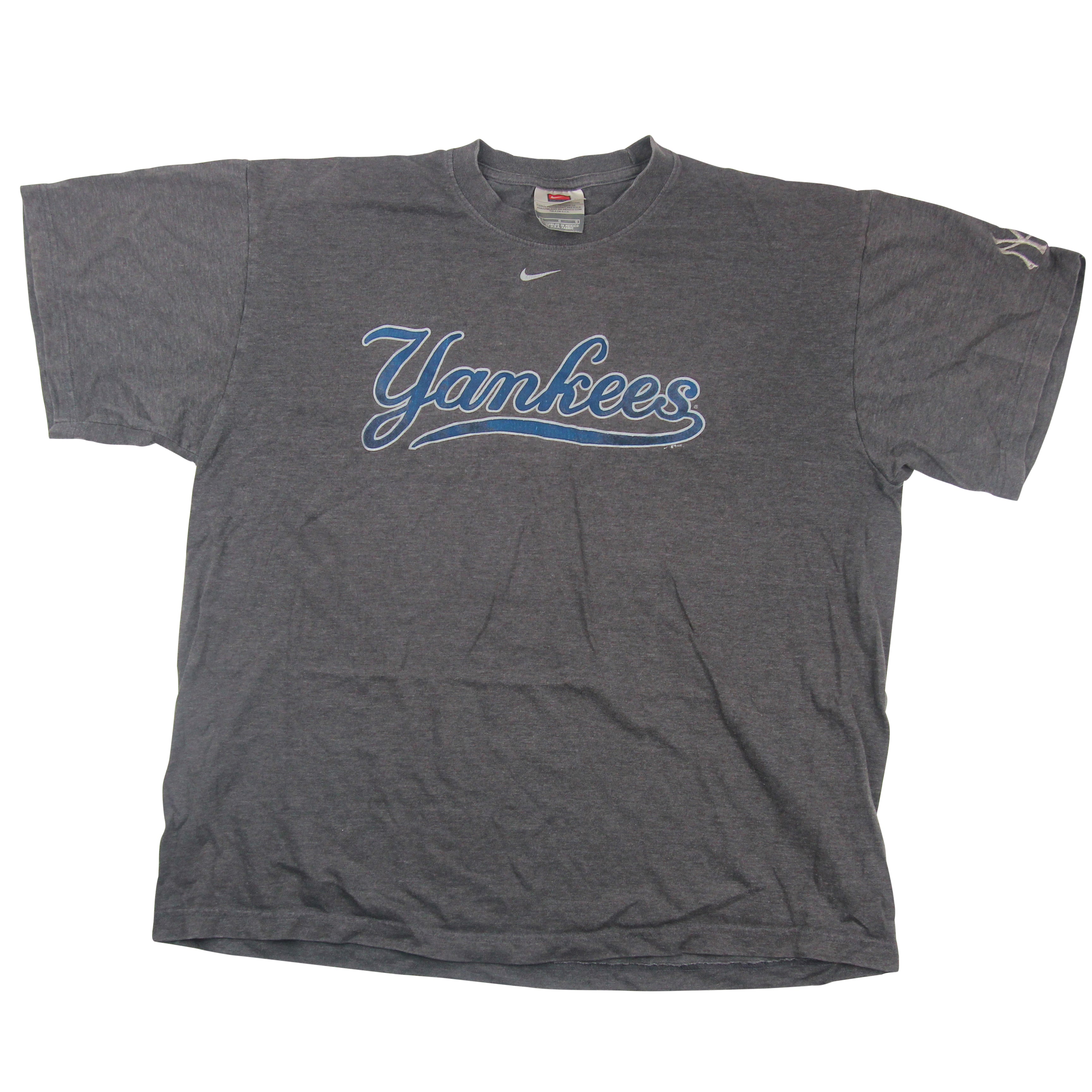 Vintage Nike NY Yankees Script Spellout T Shirt - L – Jak of all