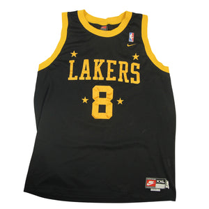 Vintage Reebok Kobe Bryant Lakers Jersey #8 Black & Gold Size XL NBA