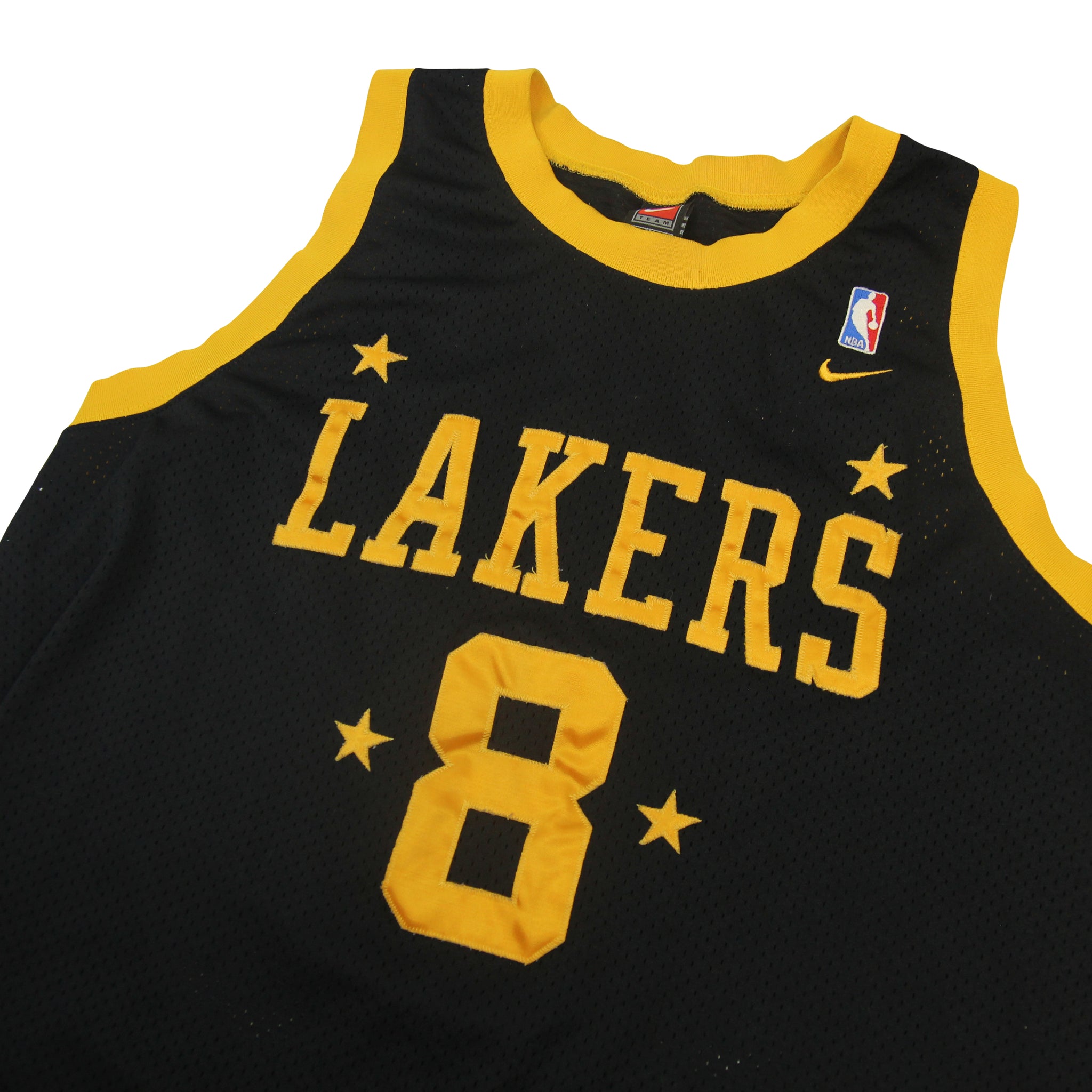 Nike NBA Los Angeles Lakers Jersey #8 Kobe Bryant Gold Star sz M+2