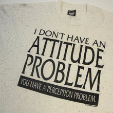 Load image into Gallery viewer, Vintage Attitude Problem Graphic T Shirt - XXL