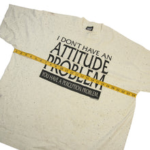 Load image into Gallery viewer, Vintage Attitude Problem Graphic T Shirt - XXL