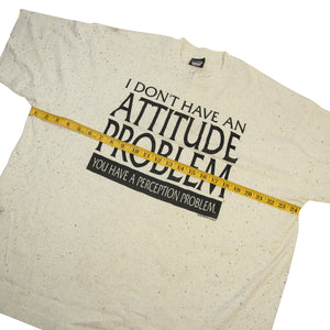 Vintage Attitude Problem Graphic T Shirt - XXL