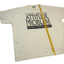 Load image into Gallery viewer, Vintage Attitude Problem Graphic T Shirt - XXL