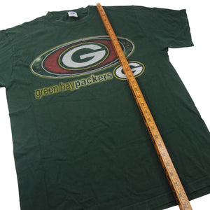 Vintage Logo 7 Green Bay Packers Graphic T Shirt - L